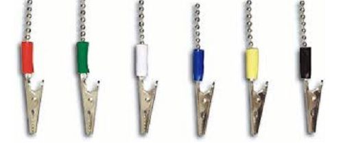 House Brand BCBK Dental Bib Clip Chain Chrome Plated Autoclavable Black Each House Brand BCBK Dental Bib Clip Chain Chrome Plated Autoclavable Black Each